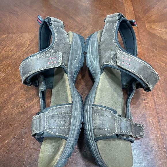 Dunham Nolan fisherman hiking  Leather Sport Sandals - Picture 6 of 11